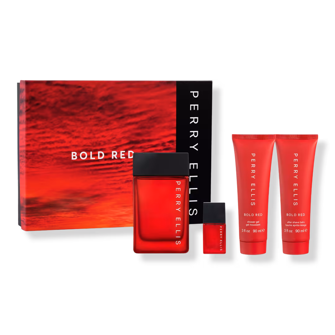 Perry Ellis  Bold Red 4 Piece Gift Set