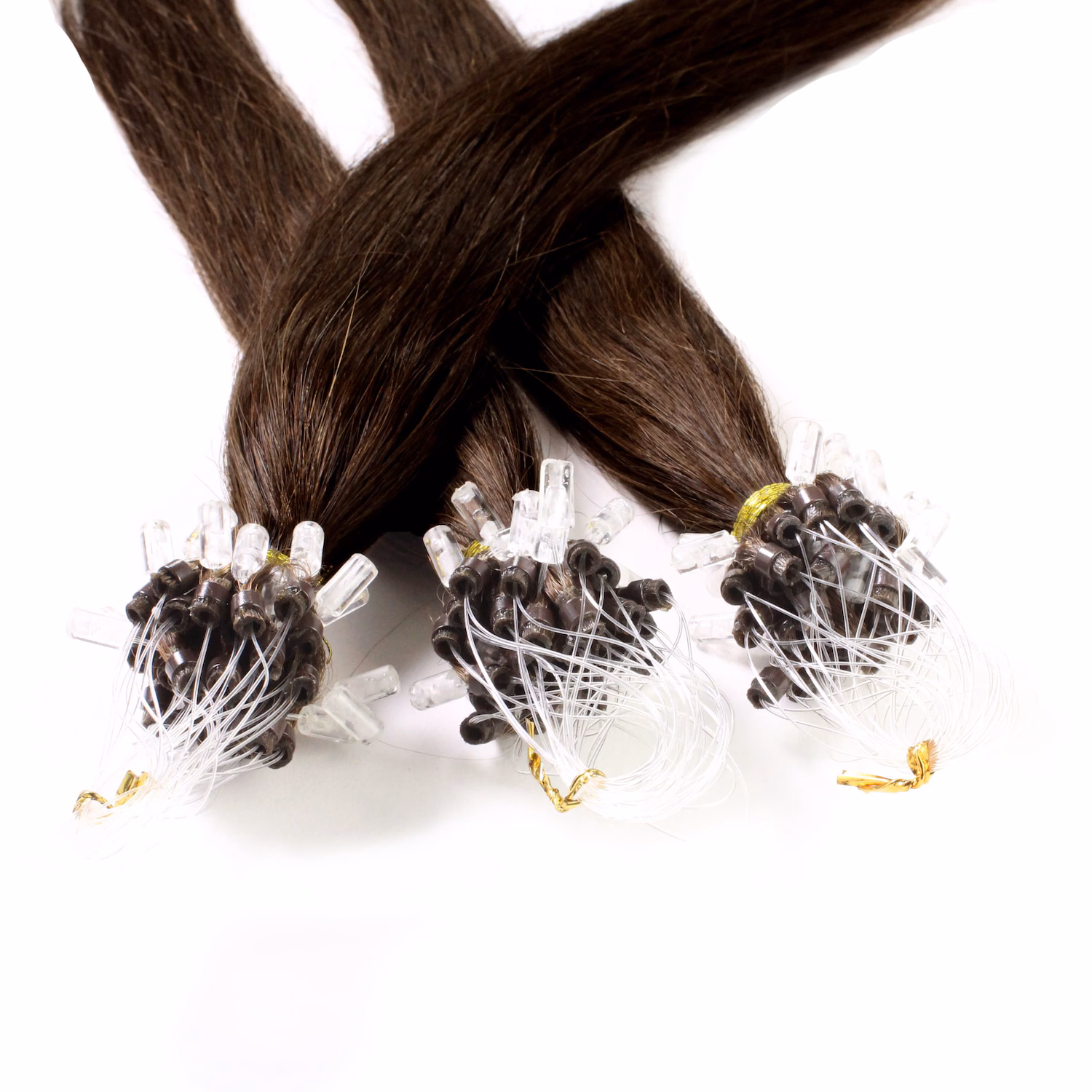 Microring Extensions Echthaar #6/3 Dunkelblond Gold 1g