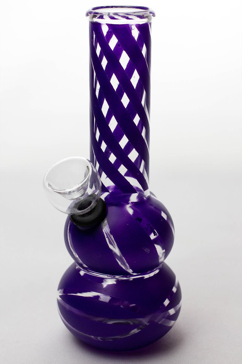 6 Double Beaker Glass Water Bong