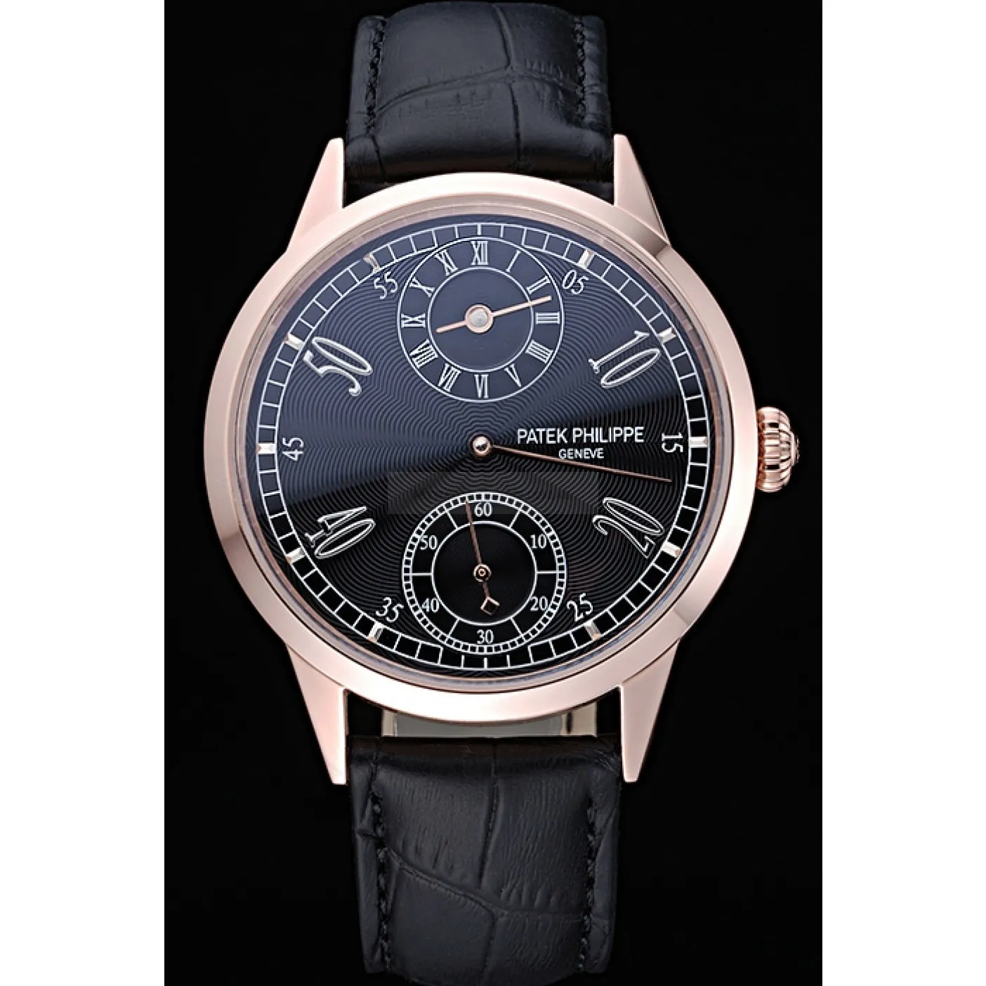 Patek Philippe Two Dial 45 mm, Rose Gold Plated