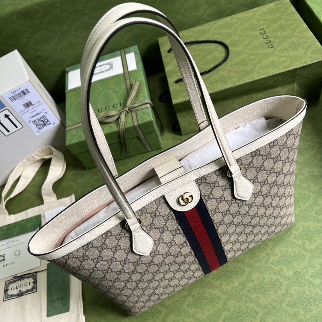 Gucci Ophidia medium tote with Web 631685