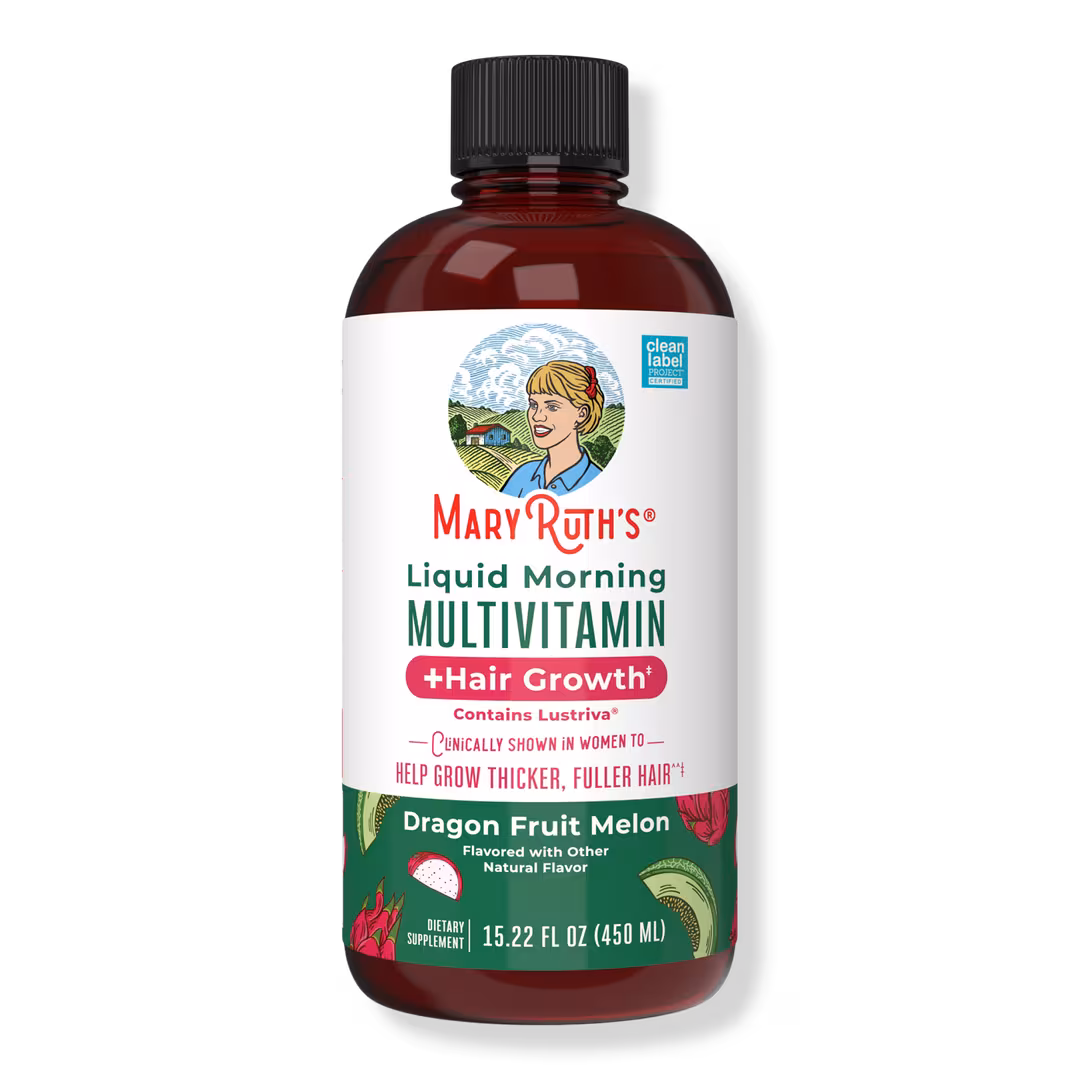 MaryRuth's  Liquid Morning Multivitamin + Hair Growth Dragonfruit Melon