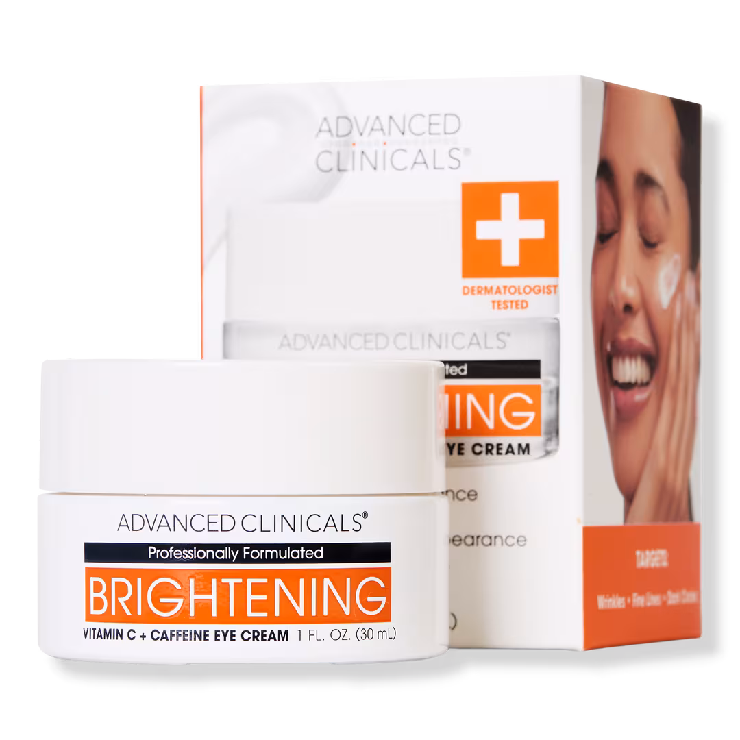 Advanced Clinicals  Brightening Vitamin C + Caffeine Eye Cream