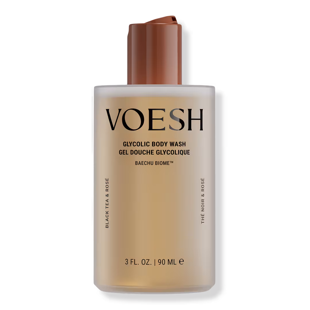 VOESH  Mini Exfoliating Glycolic Acid Body Wash for Soft Glowing Skin