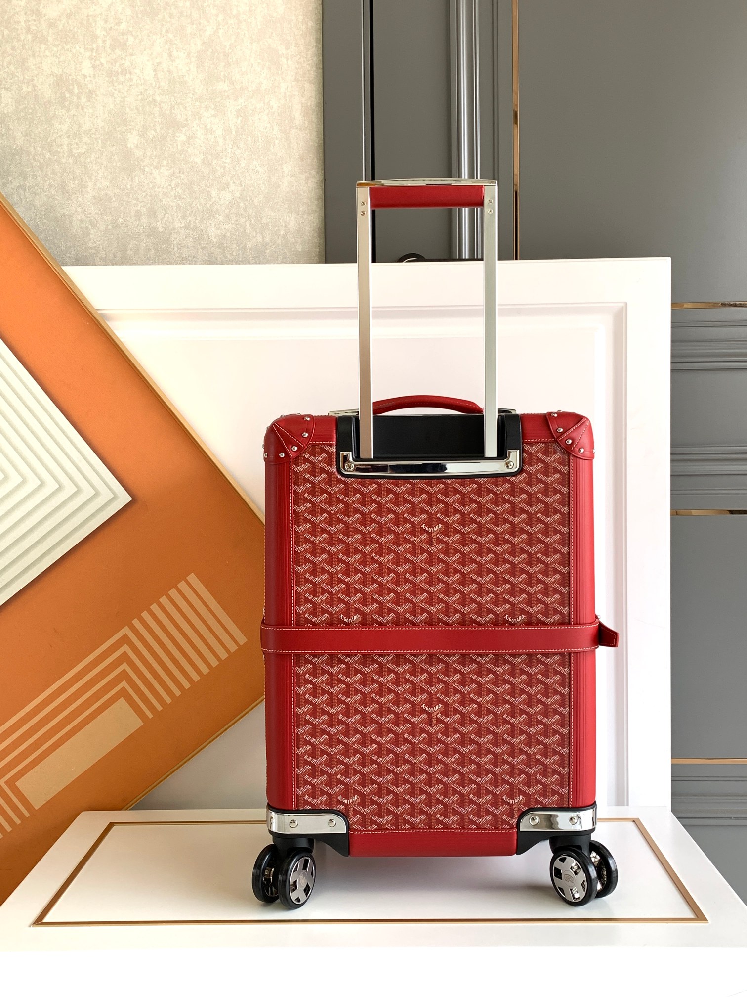Goyard classic print trolley case