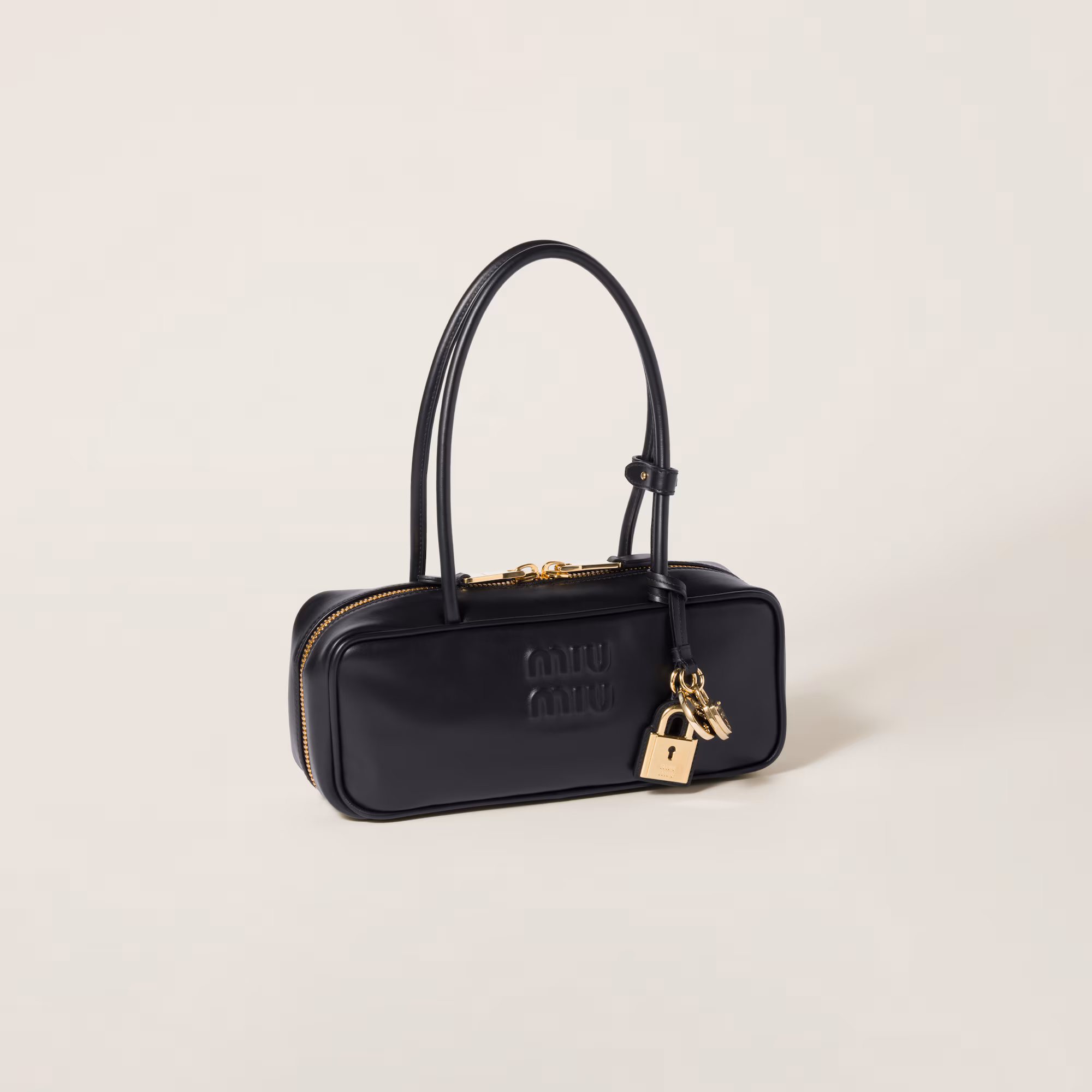 Beau leather bag Black