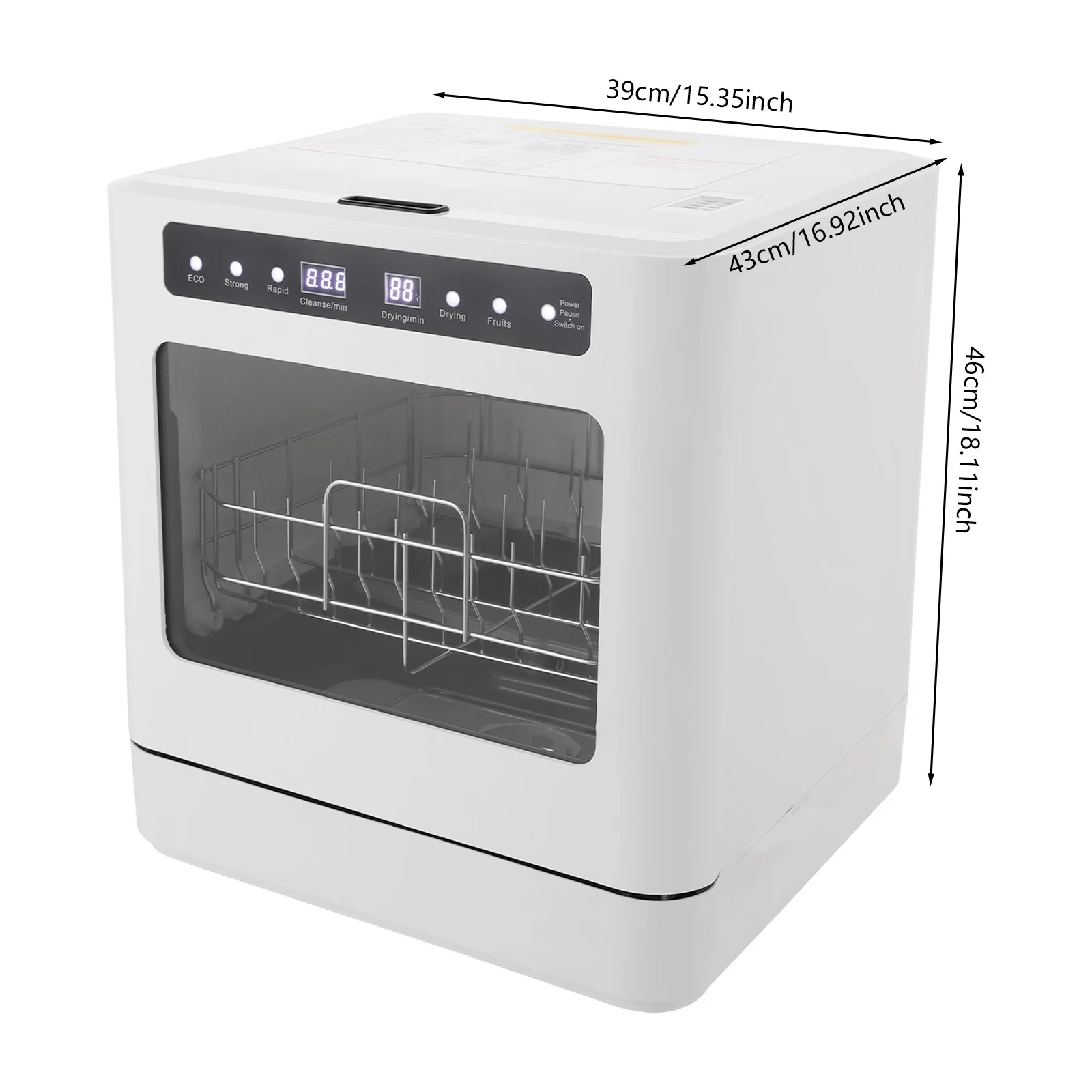 Portable Mini Dishwasher, Countertop Dishwasher, Household Mini Dishwasher for Homes, Kitchens, Small House