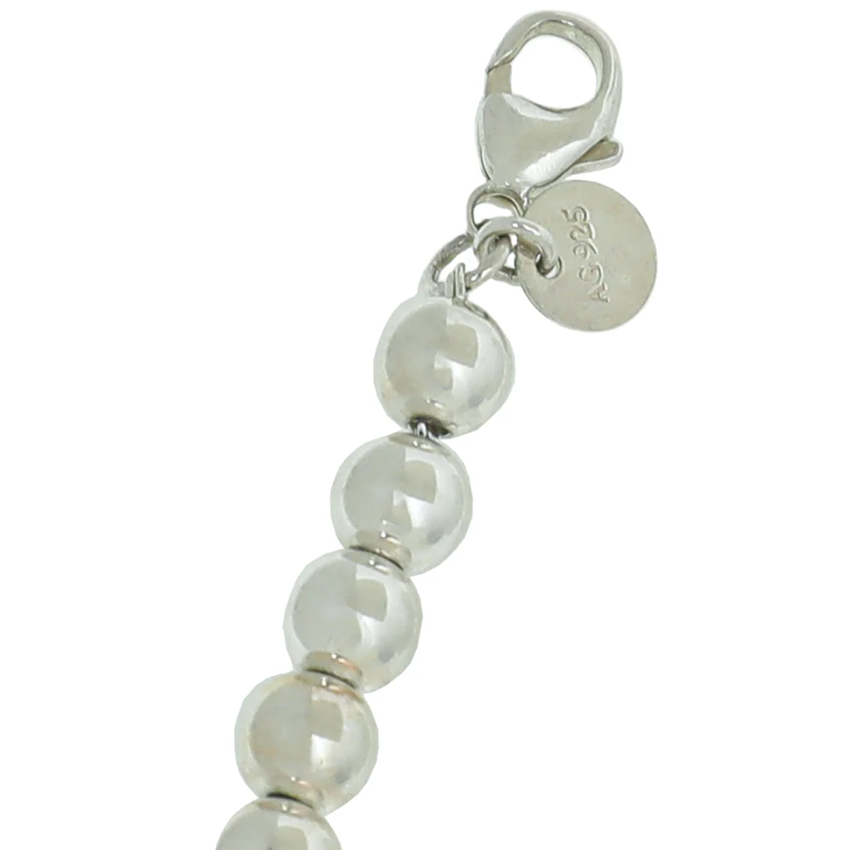 Tiffany & Co Silver Hardwear Graduated Ball Necklace