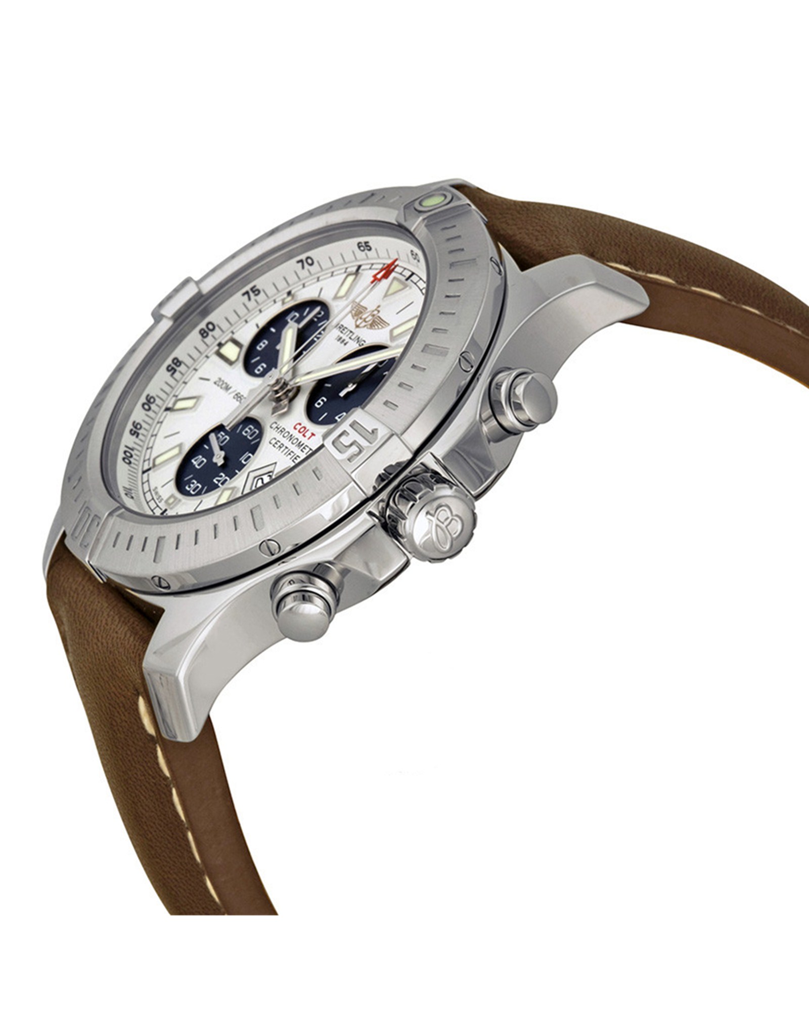Replica Breitling Colt Chronograph Silver Dial Stainless Steel Men's Watch A7338811 G790BRLT