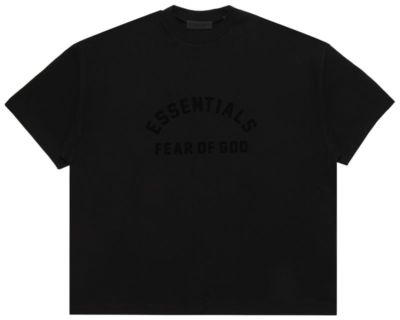 Tee Heavy Jersey Crewneck Jet Black/SS24