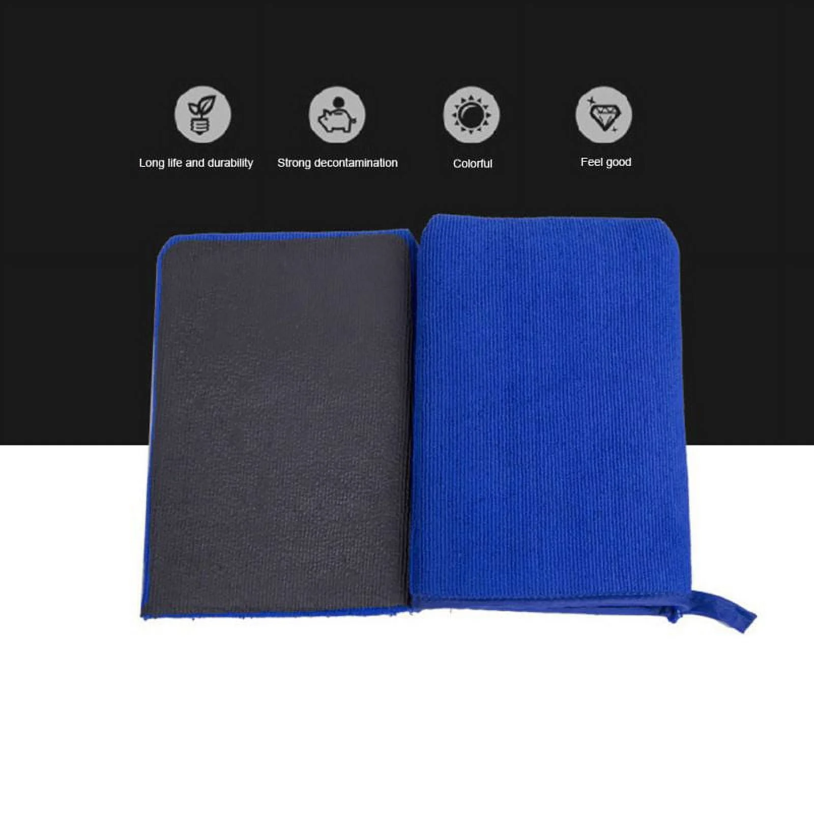 Car Wash Magic Clay Bar Mitt Car Clay Cloth- Auto Care Cleaning Towel Microfiber Sponge Pad Clay Cloth Detailing