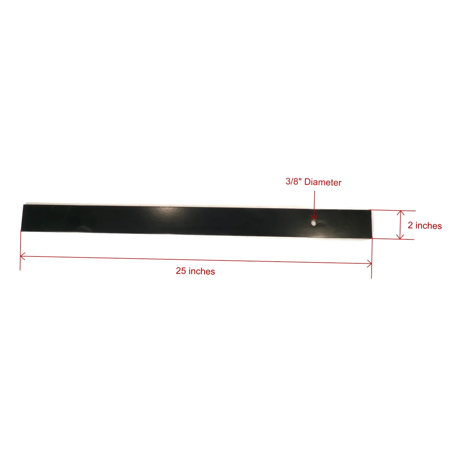 The ROP Shop Universal Snowplow Deflector Kit with Hardware for Boss Standard-Duty 7'6