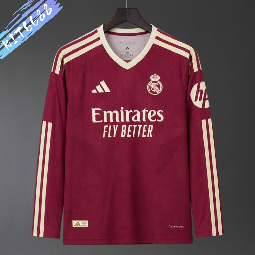 2026/2027 Real Madrid Third Away Long Sleeve Football Shirt （Fan Edition）