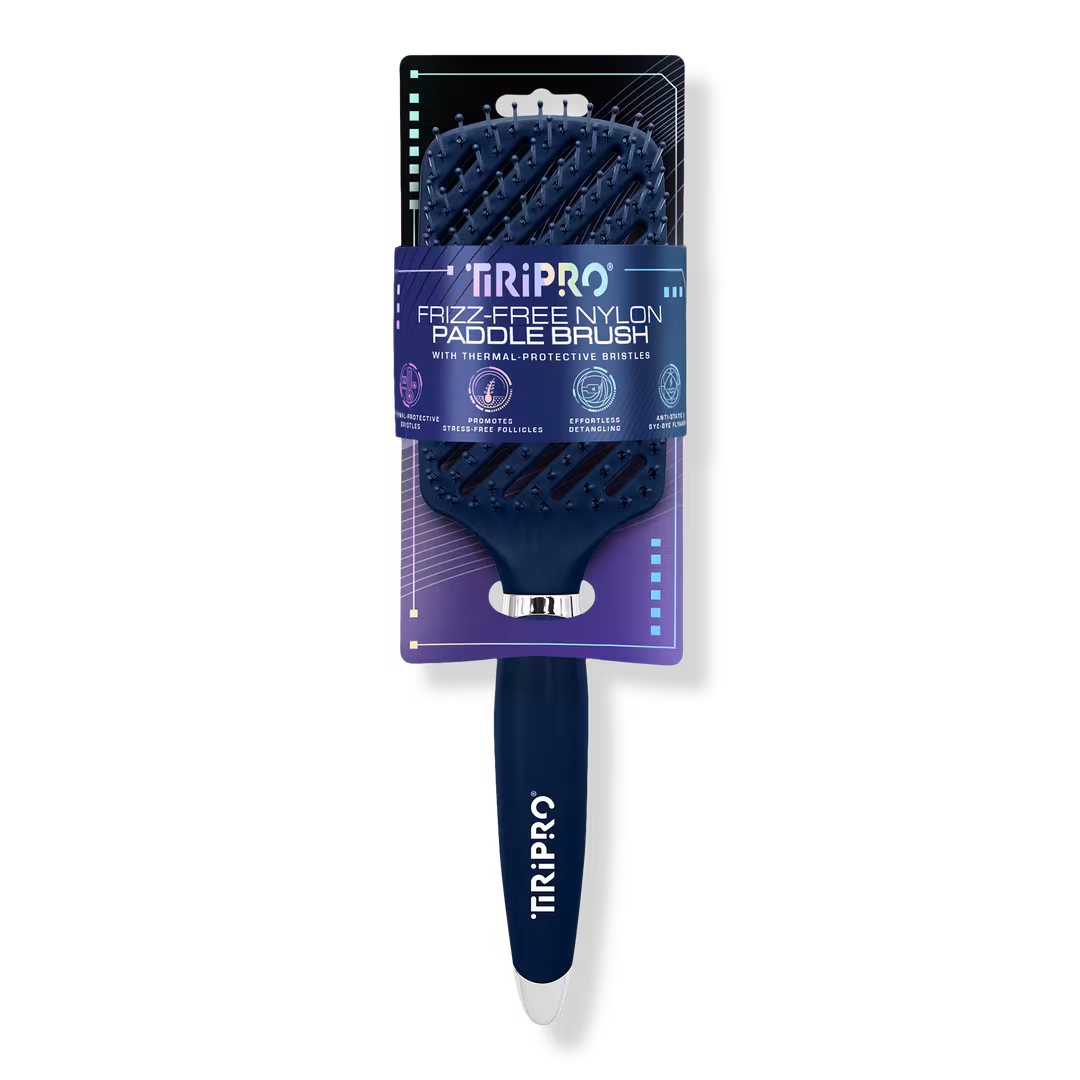 Tiri Pro  Detangling No-Frizz Nylon Paddle Brush