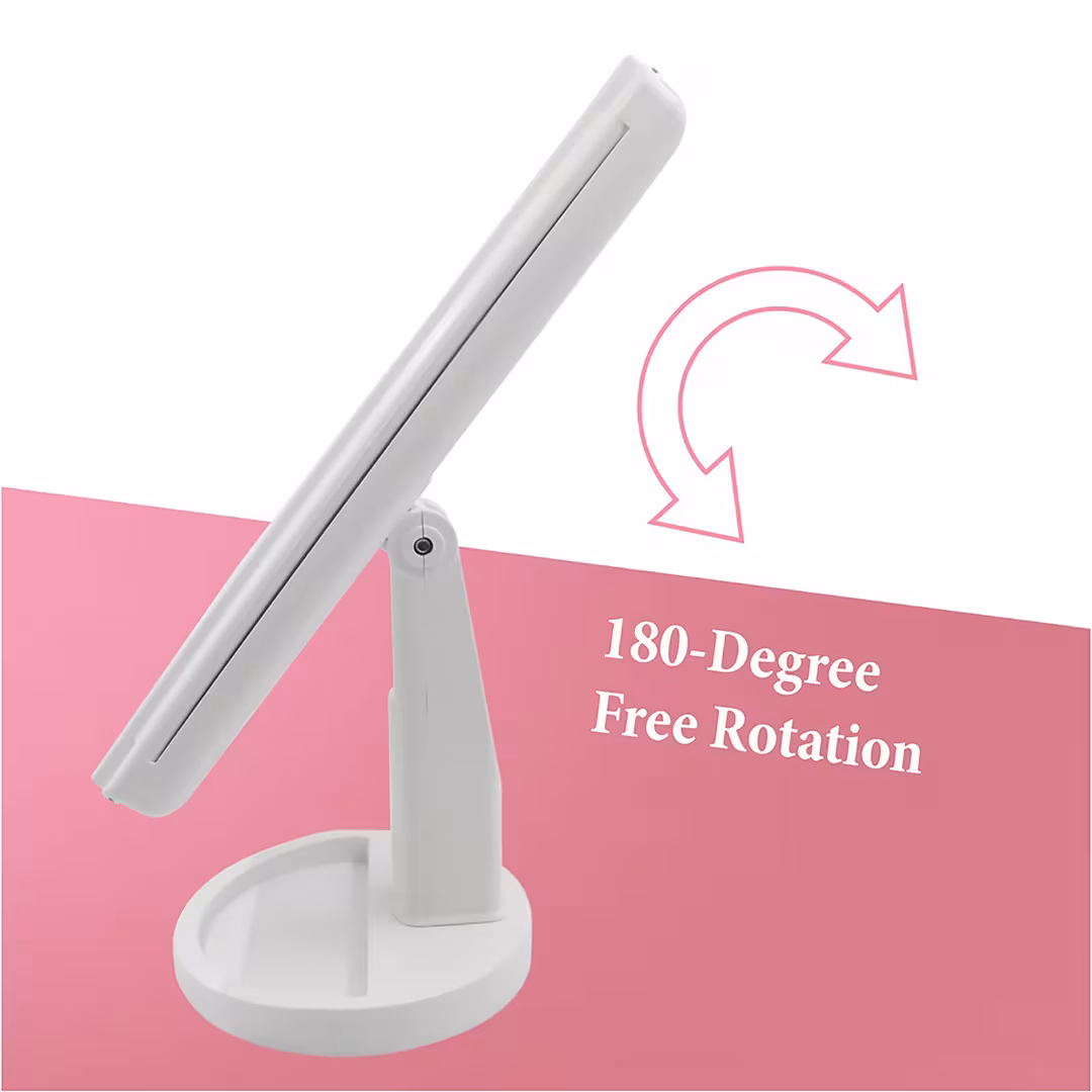 PURSONIC  Tri-Fold Vanity Makeup Mirror