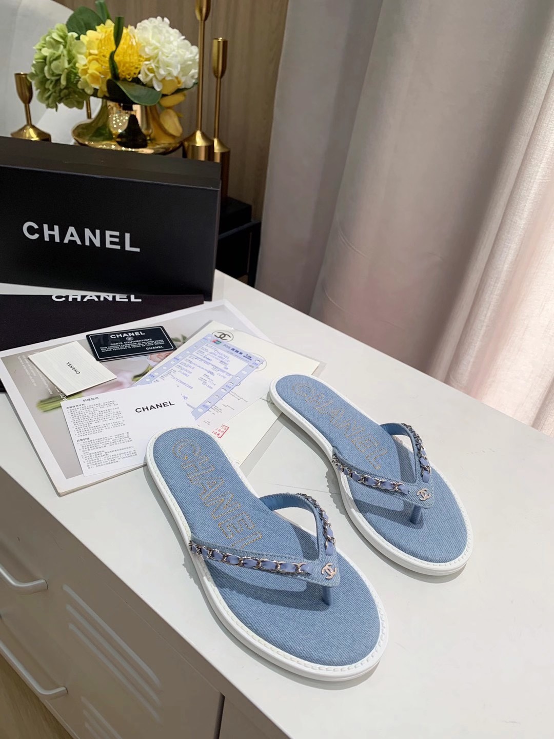 Chanel Coco Mark Thong Sandals