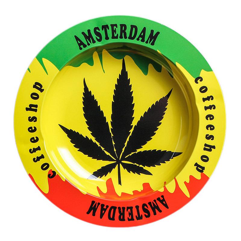 2in1 Creative Tobacco Ashtray Rolling Tray