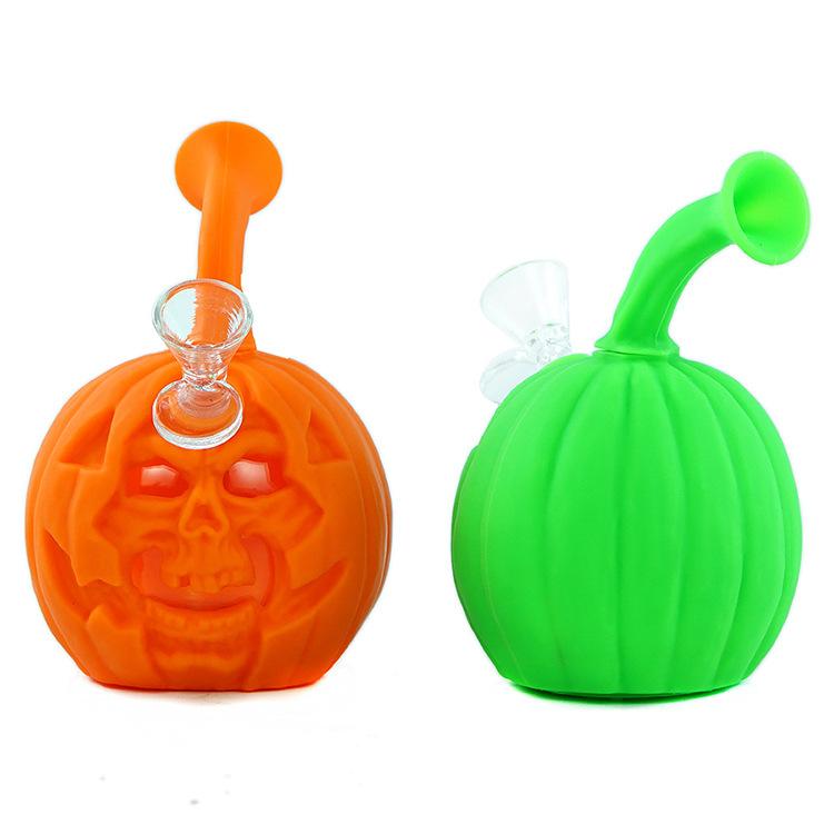 Pumpkin Bottle Silicone Dab Rig