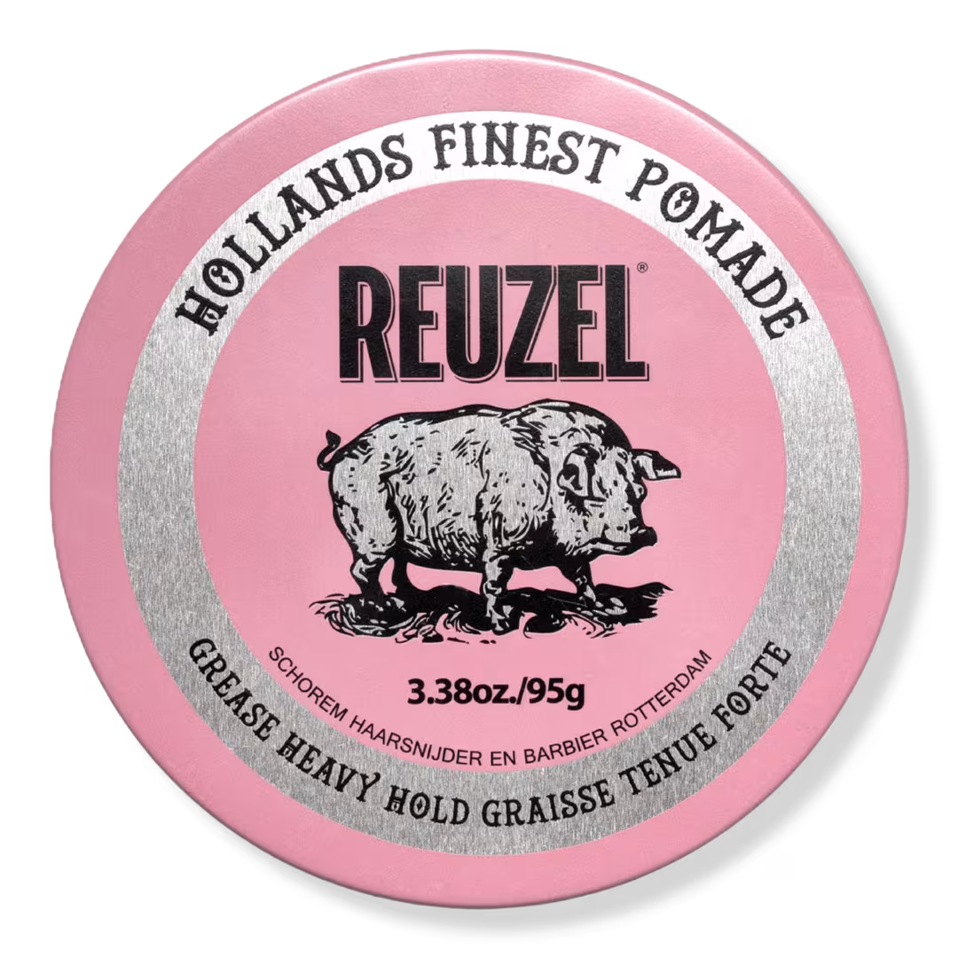 REUZEL  Pink Grease Pomade Oil-Based Strong Hold