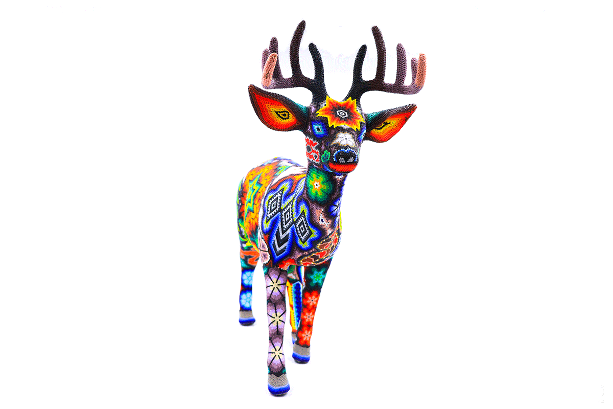 Venado Príncipe - Obra de Arte Huichol