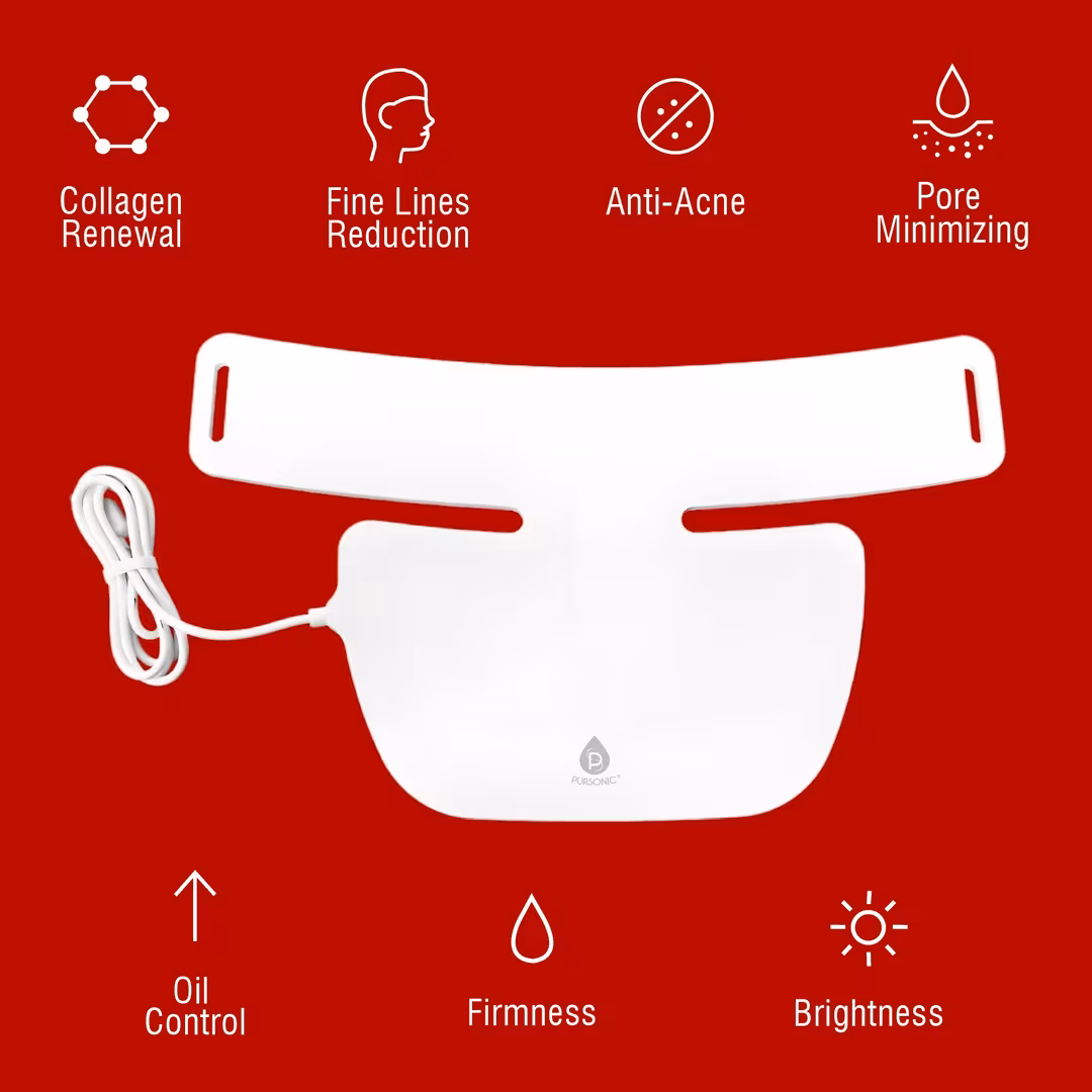 PURSONIC  LED Light Therapy Neckplate