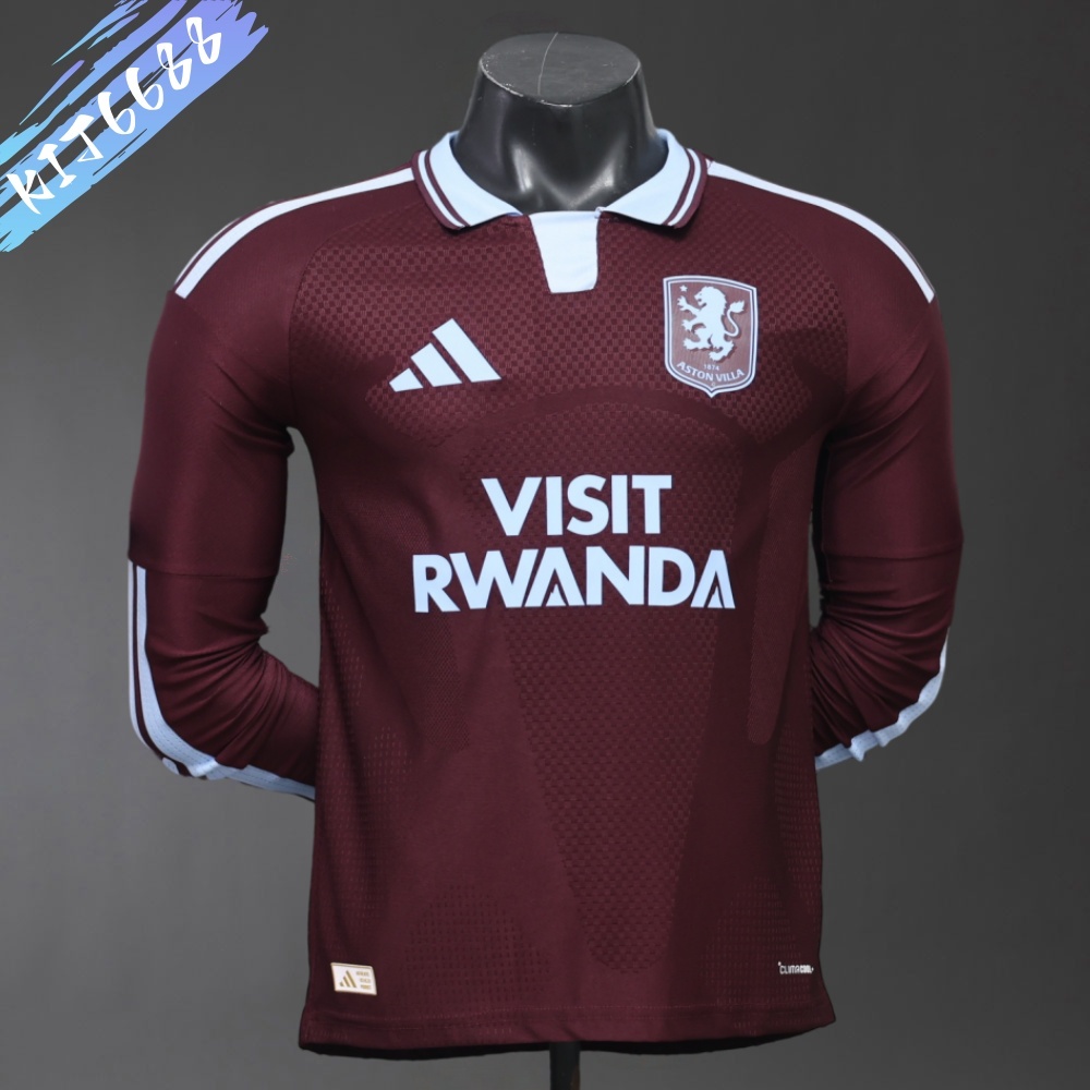 2026/2027 Aston Villa home long sleeves Football Shirt （Player version）