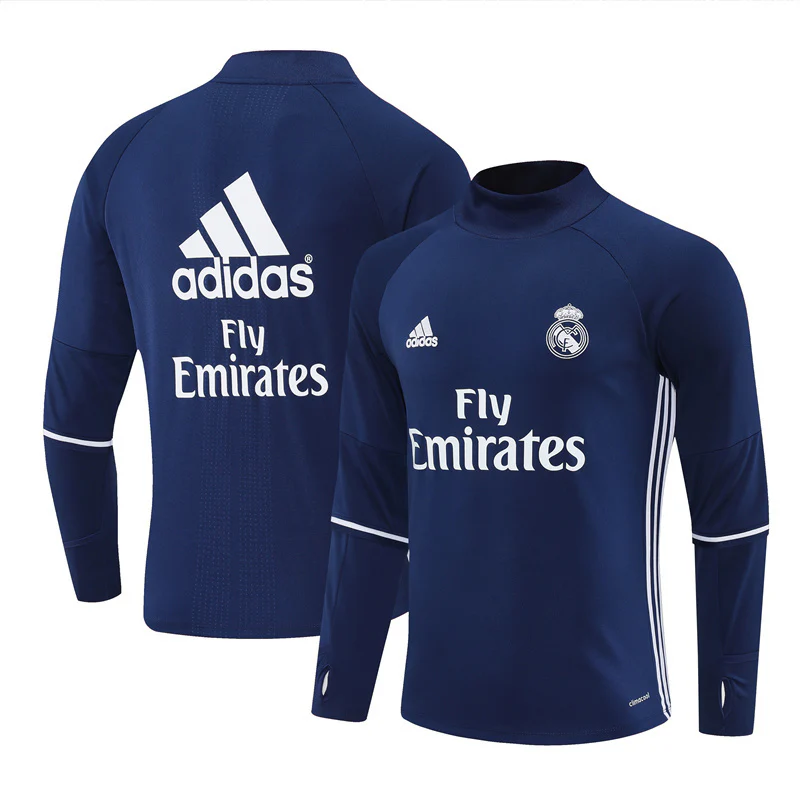 Real Madrid Training Jacket Men 2016 2017 Blue
