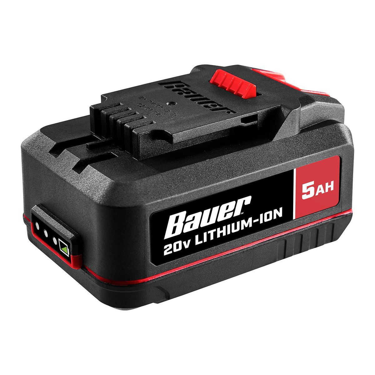 BAUER 20V 5 Ah High-Capacity Lithium-Ion Battery Bundle, 2-Pack