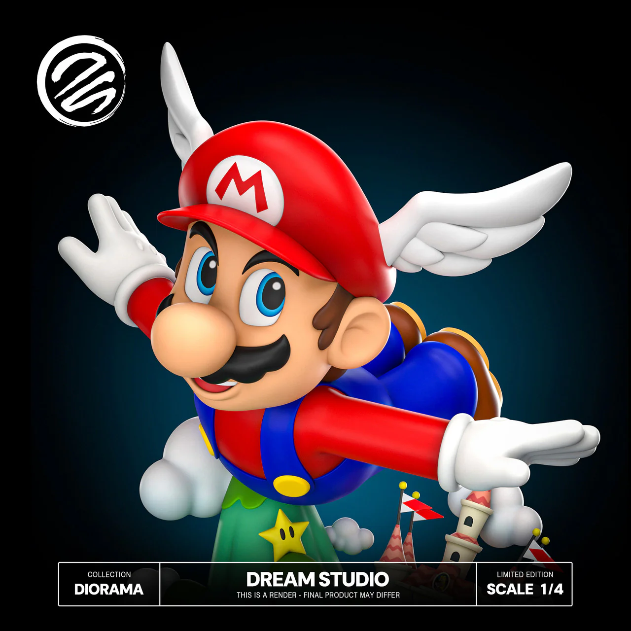 Super Mario - Super Mario 64 | 1:4 Resin Statue | by Dream Studio