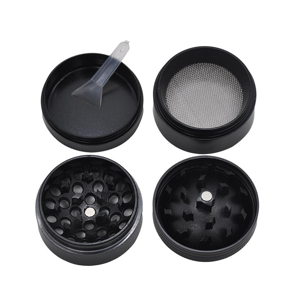 Herb Grinder With Mixing Concave Lid 4 Layer Small 40MM (2 Color)
