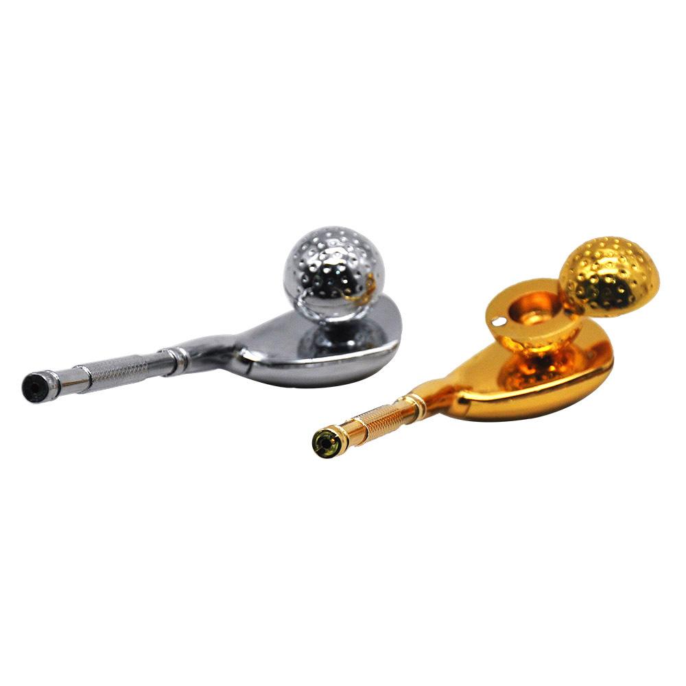 Golf Ball Metal Smoking Pipe