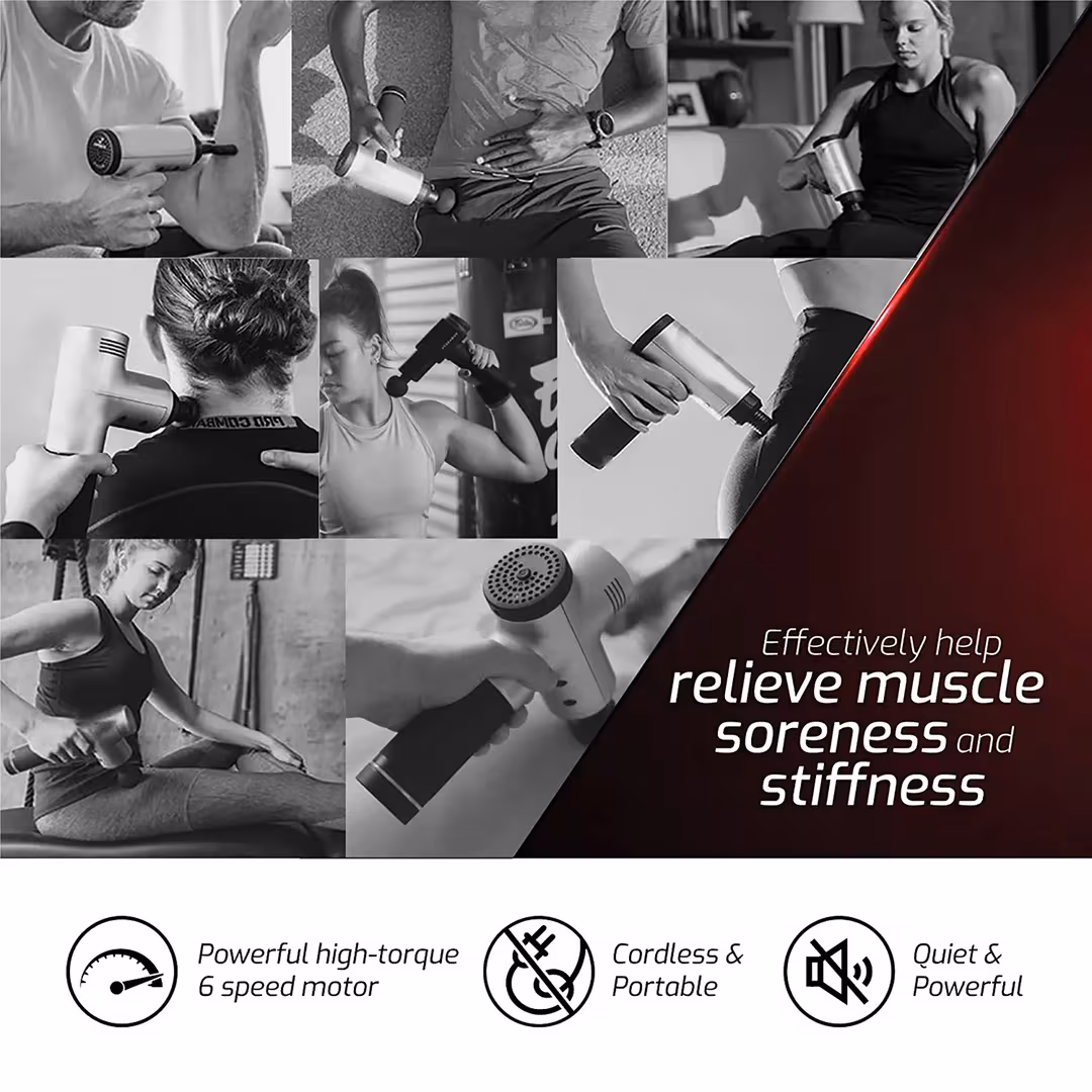 PURSONIC  Cordless & Rechargeable Professional Massage Gun