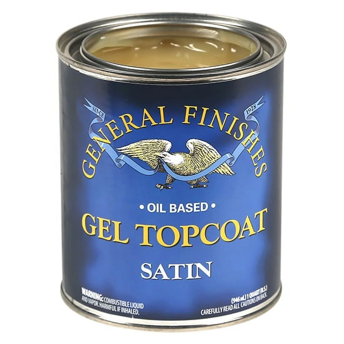 General Finishes Gel Topcoat Oil-Based, Satin, Gallon