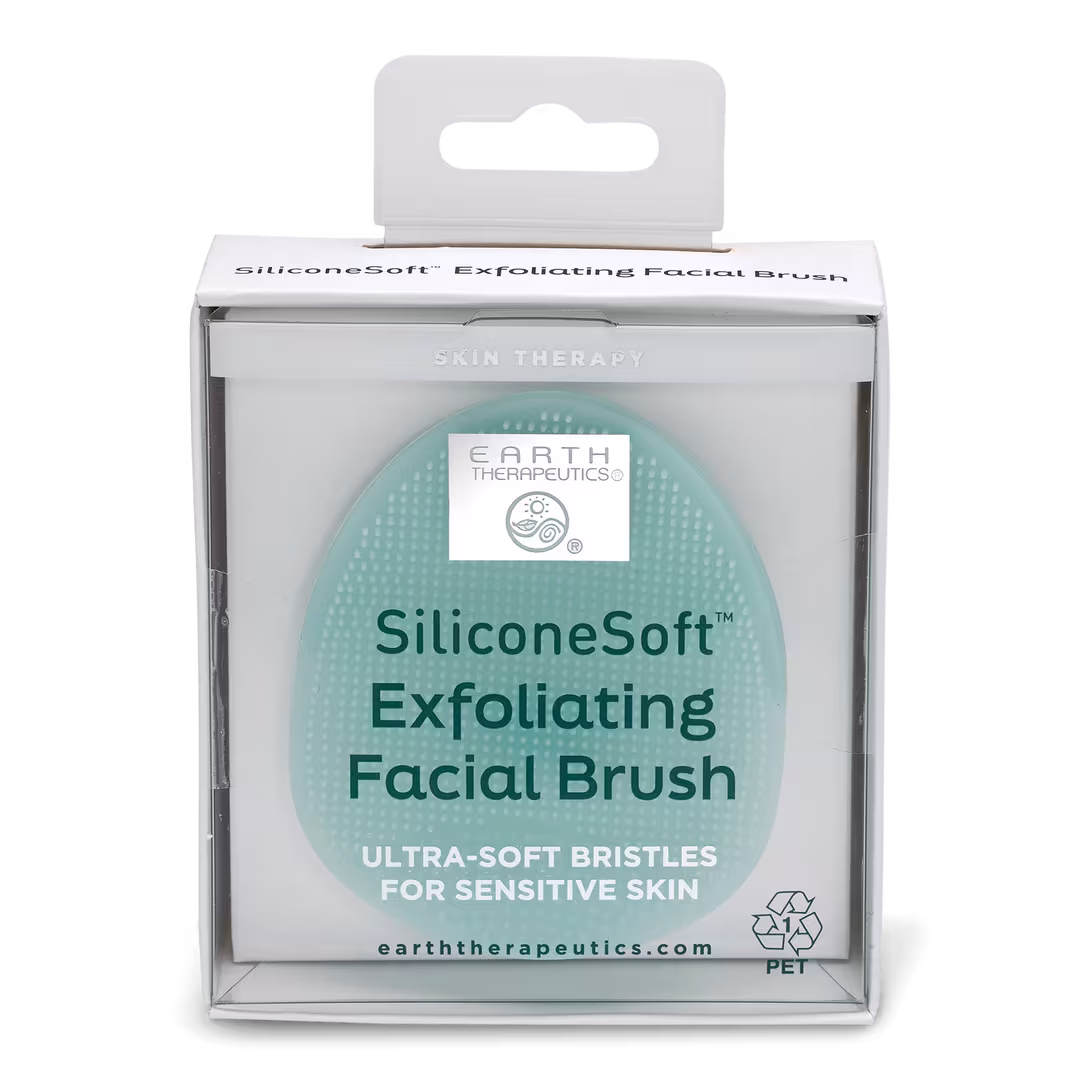 Earth Therapeutics  SiliconSoft Exfoliating Facial Brush