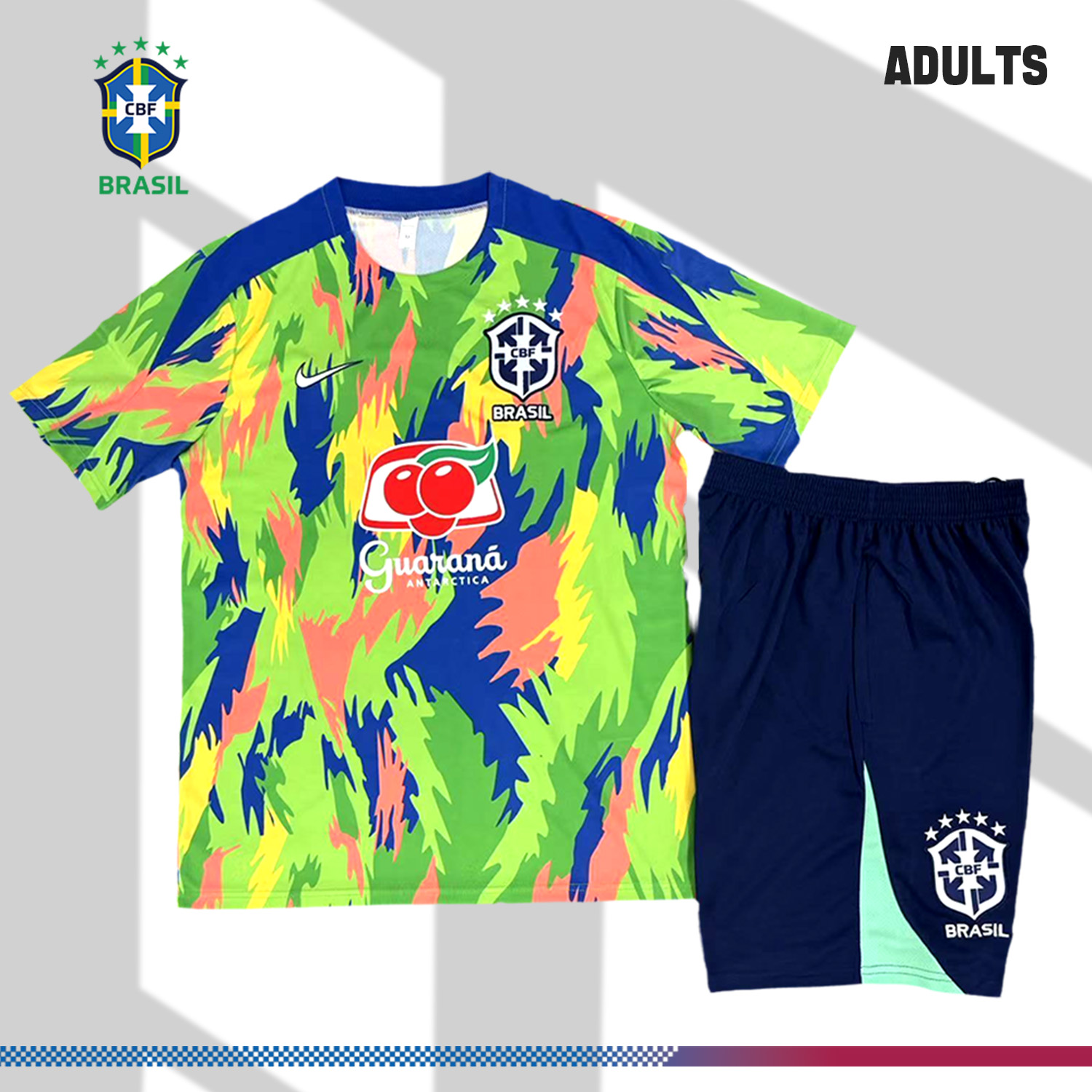 2025/2026 Brazil Short Sleeve Training Kit (Adult Kit)