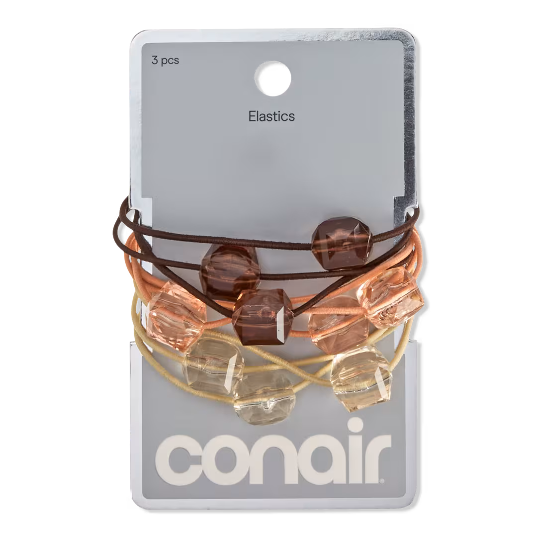 Conair Accessories  Skinny Beaded Elastics