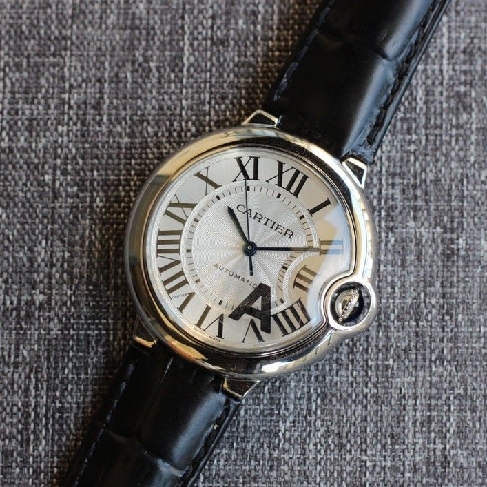 Cartier Watch BALLON BLEU LADIES AUTOMATIC LEATHER STRAP