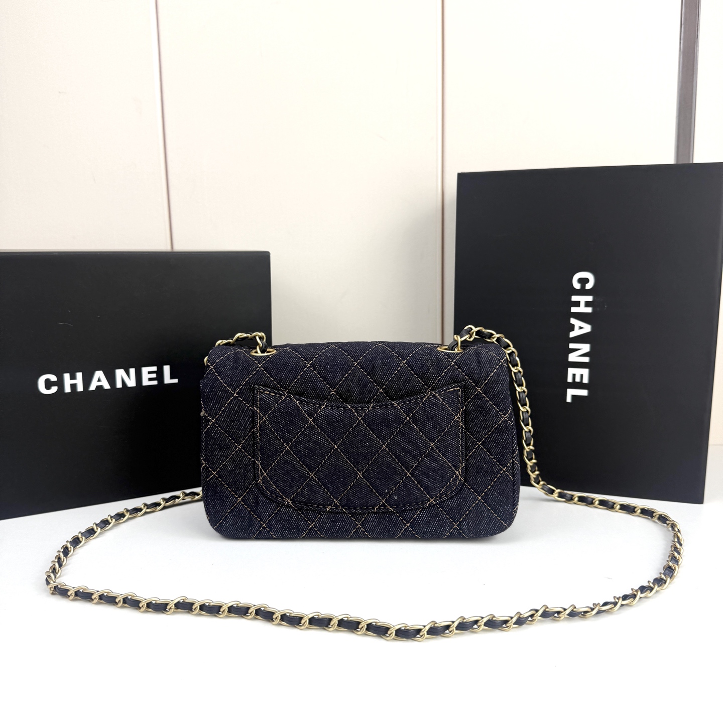 Chanel Dark Denim Bag