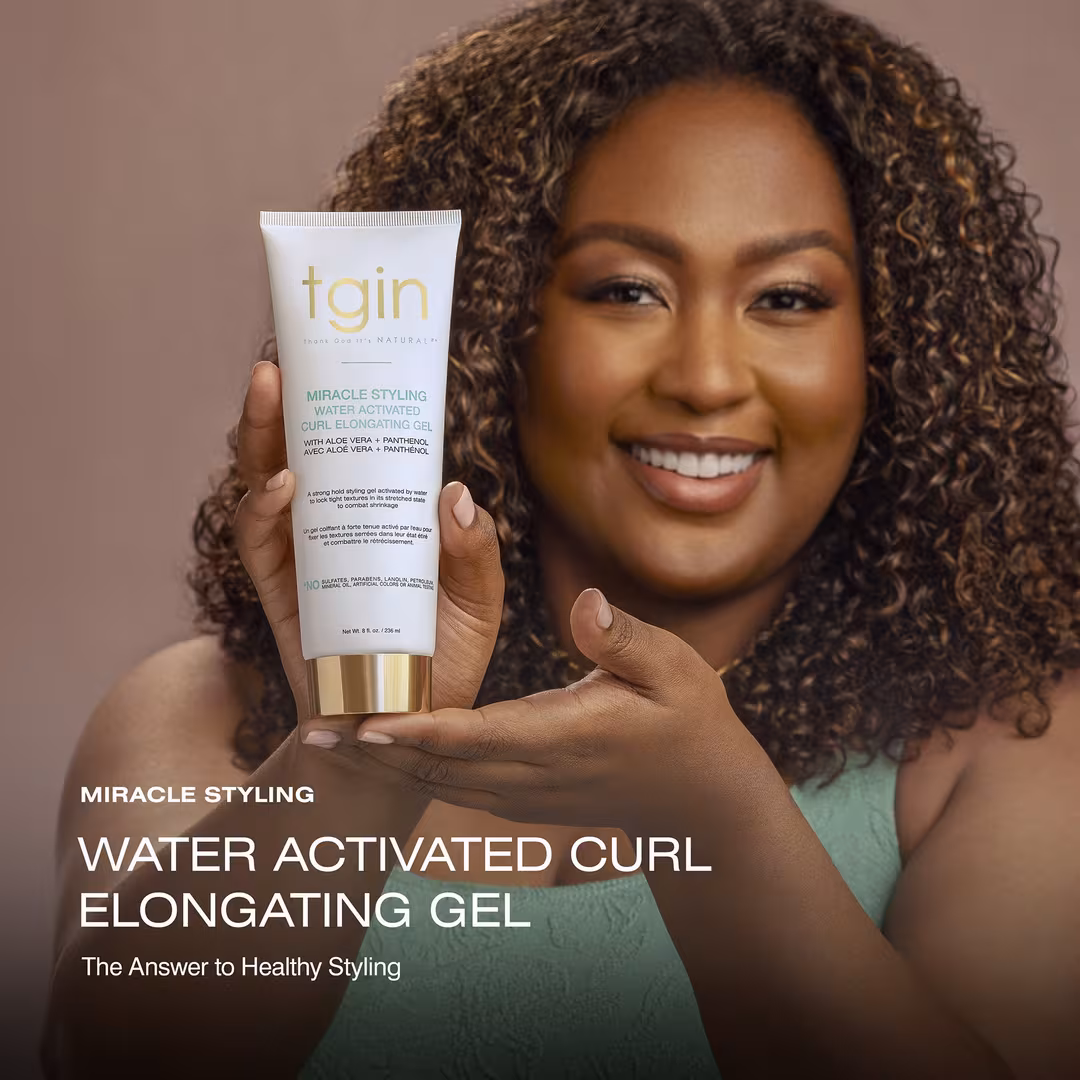 tgin  Miracle Styling Water Activated Curl Elongating Gel