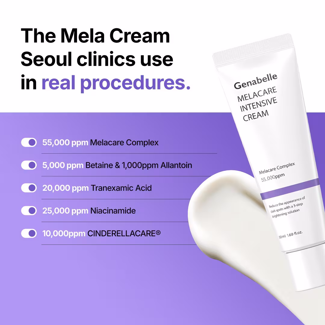Genabelle  Melacare Intensive Cream for Dark Spots & Hyperpigmentation