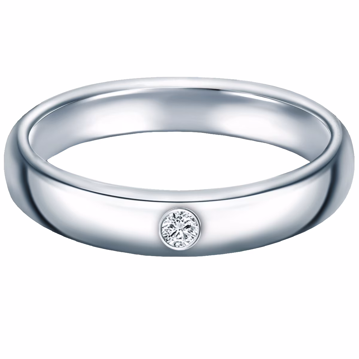 Ring aus Sterling Silber in silber mit Zirkonia