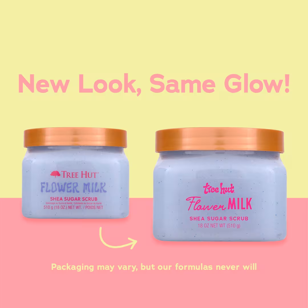 Tree Hut  Flower Milk Shea Sugar Scrub