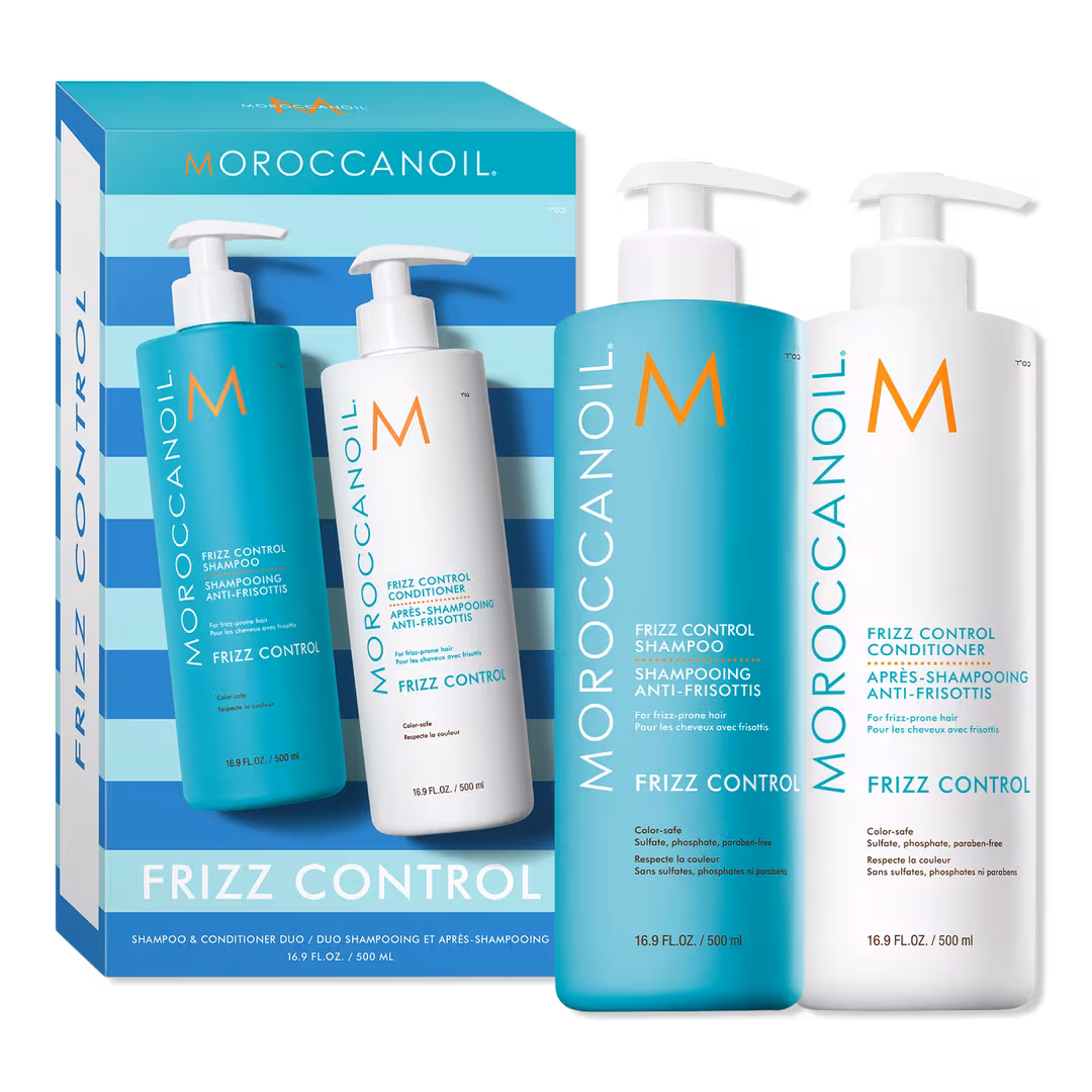Moroccanoil  Frizz Control Shampoo & Conditioner Half-Liter Duo