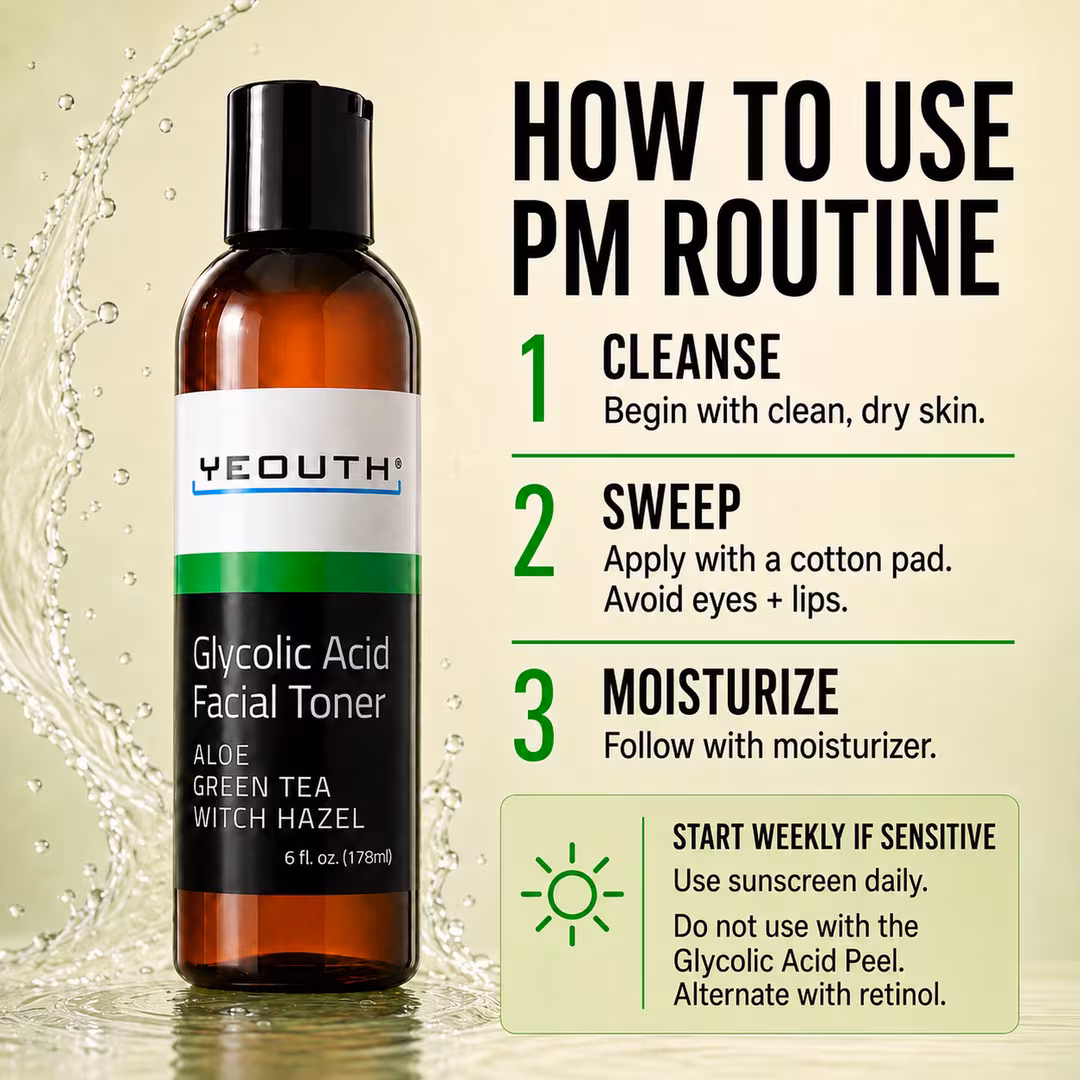 Yeouth Skincare  Glycolic Acid Toner