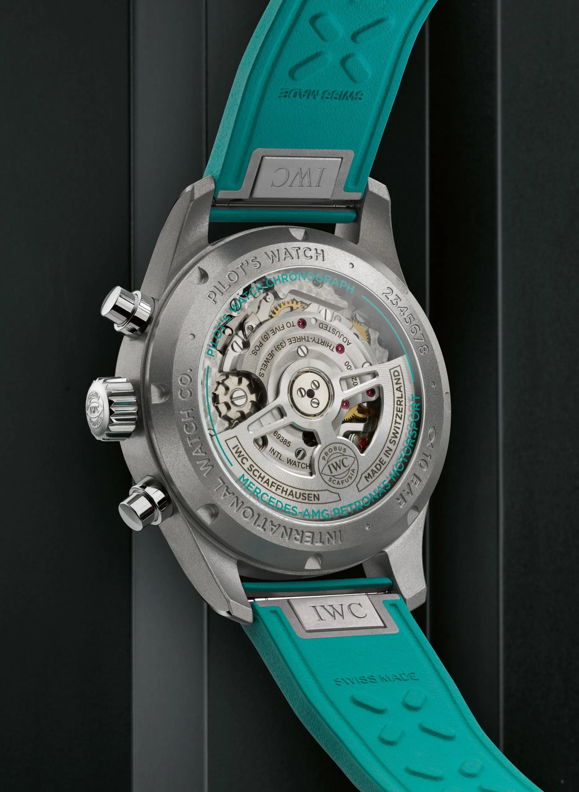 IWC Schaffhausen Pilots watch chronograph 41 edition mercedes amg petronas formula one team iw388108