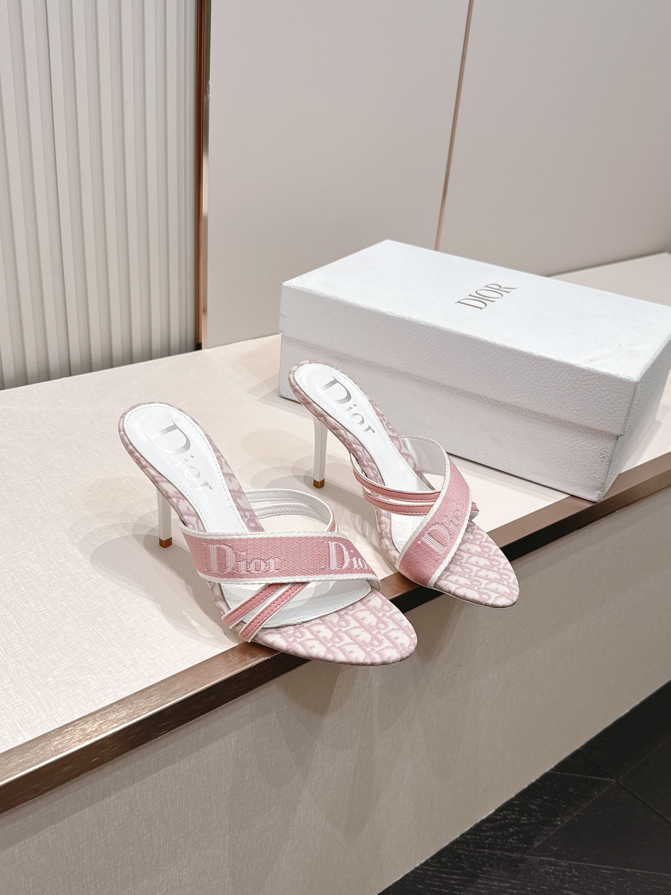 Dior Stiletto Mules Heels
