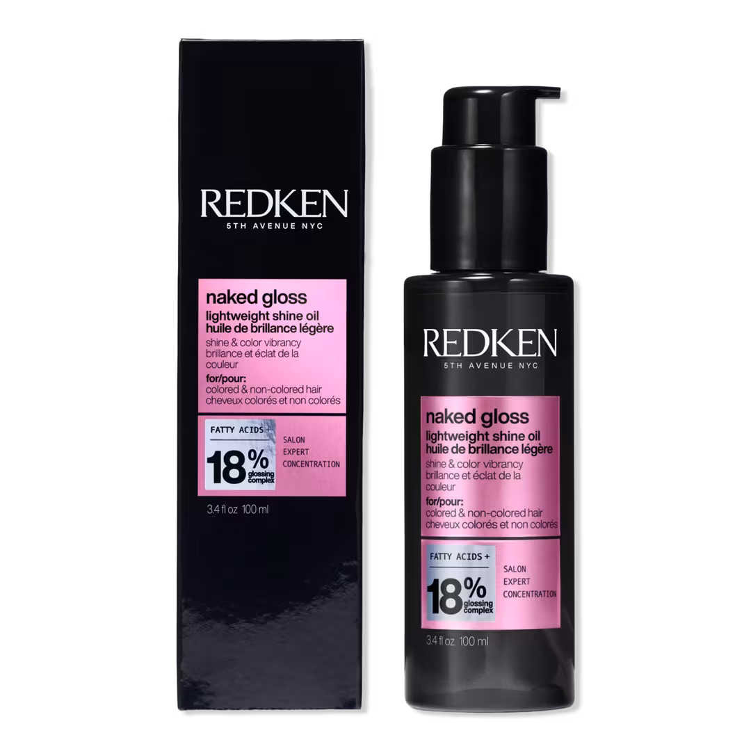 Redken  Naked Gloss Lightweight Hair Oil For Shine And Frizz Control