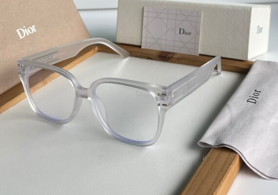 Dior ice white optical frame