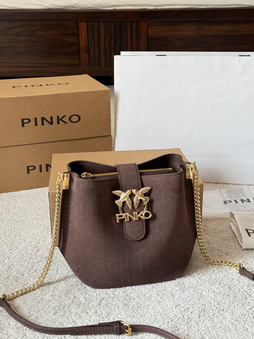 PINKO Swallow Bucket Bag