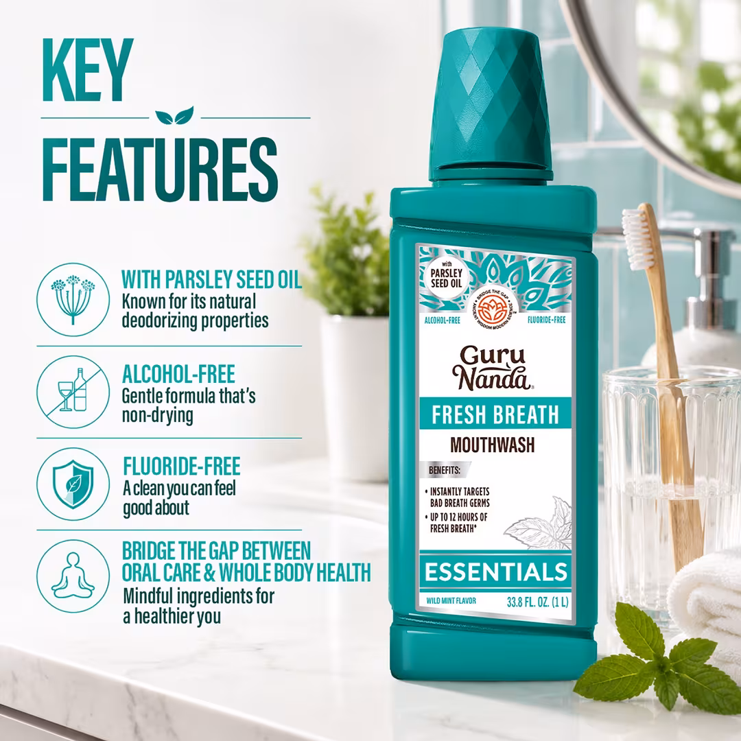 GuruNanda  Fresh Breath Mouthwash